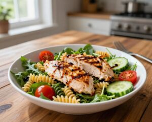Sałatka z Kurczakiem i Makaronem