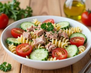 Sałatka z Tuńczykiem i Makaronem